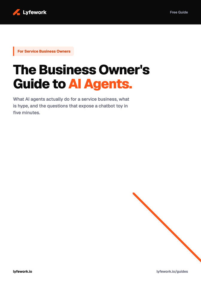 The Business Owner's Guide to AI Agents, a free Lyfework guide