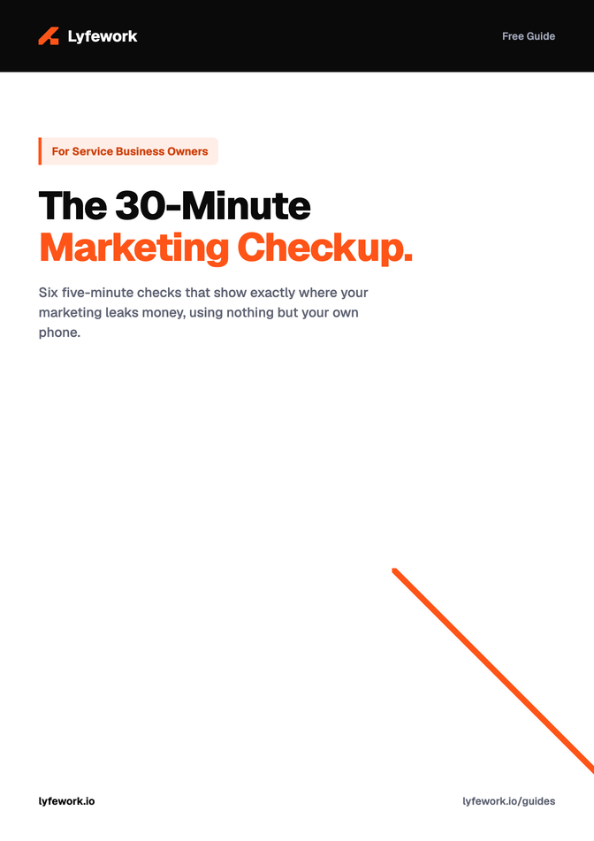 The 30-Minute Marketing Checkup, a free Lyfework guide