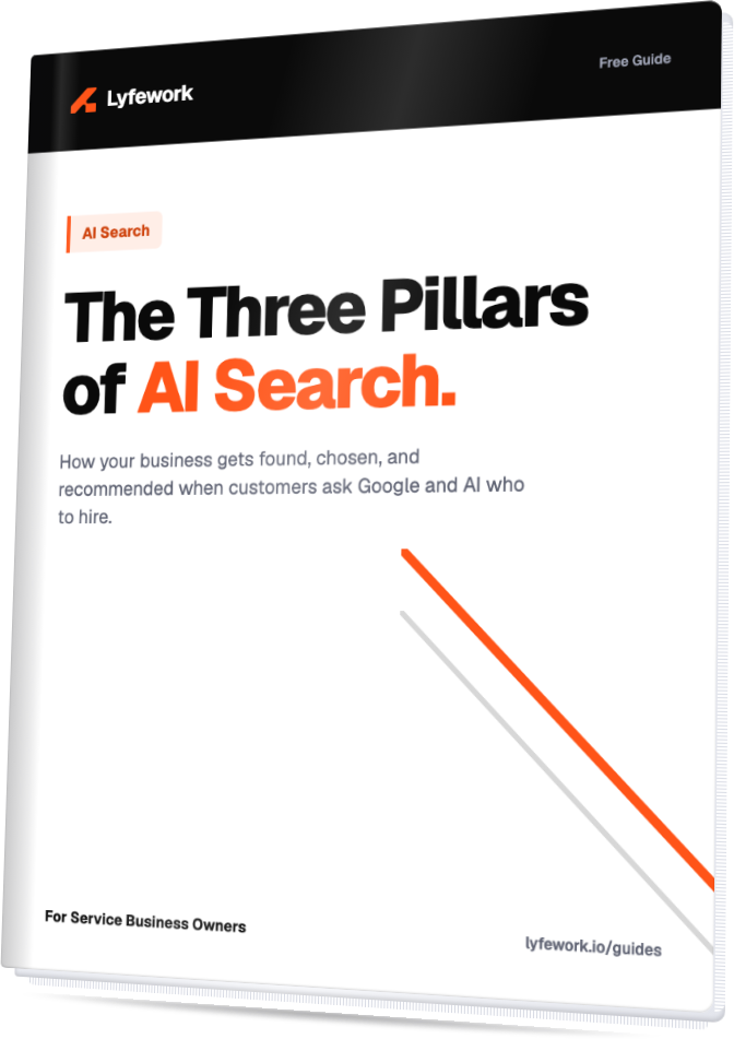 The Three Pillars of AI Search, a free Lyfework guide