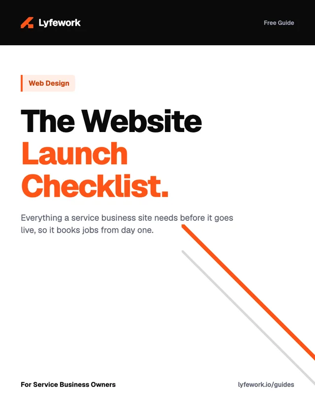The Website Launch Checklist guide cover