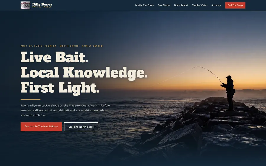 Billy Bones North website